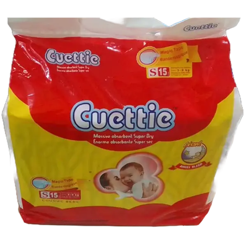 Couches Cuettie taille S-15pcs